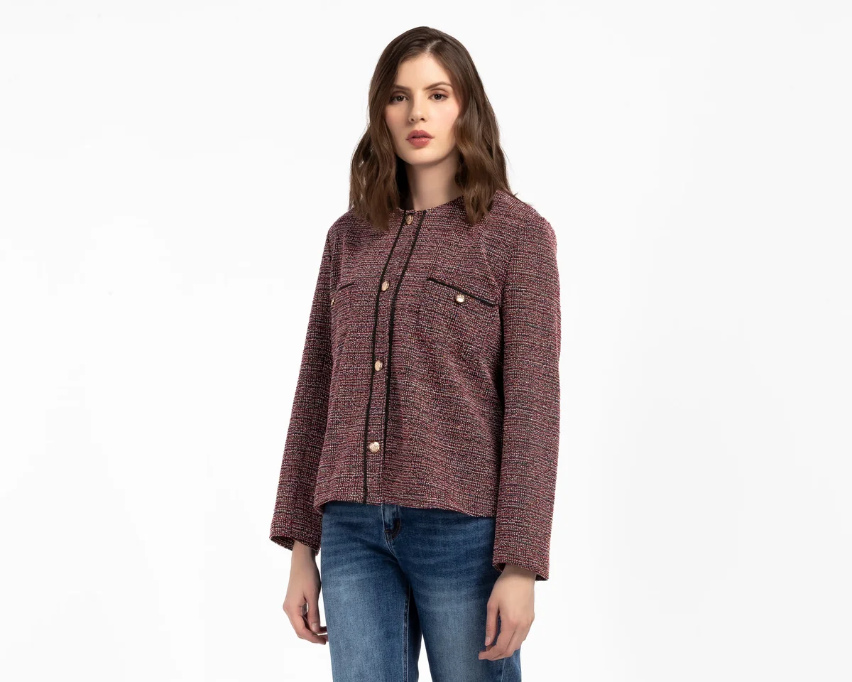 Blazer Tejido Sahara para Mujer