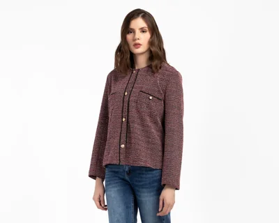 Blazer Tejido Sahara para Mujer