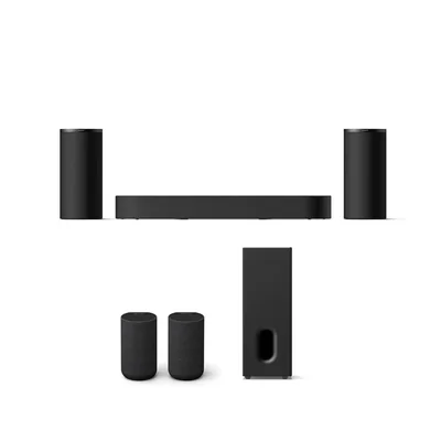 Combo: BRAVIA Theatre Trio + Bocinas traseras inalámbricas SA-RS5 + BRAVIA Theatre Sub 8