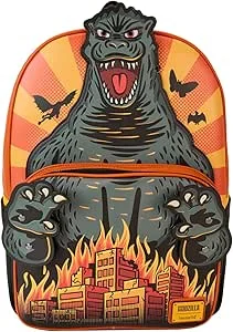Mini Mochila Loungefly Godzilla Attack Full-Size Cosplay Backpack