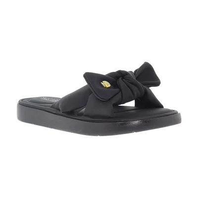 Sandalia con Moño Negro Modare para Mujer