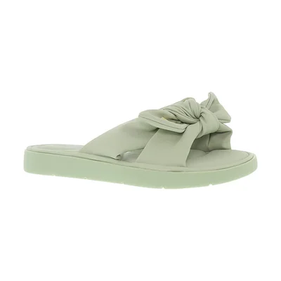 Sandalia con Moño Verde Modare para Mujer