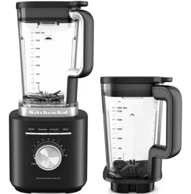 Licuadora Pure Power KitchenAid 7KSB2076MDG Vaso Tritan + Vaso Vidrio 1700W Gris