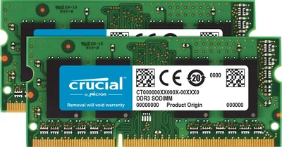 Kit De Memoria Crucial 8 Gb Para Portátil Ddr3 1600 Mhz Cl11 - Venta Internacional.