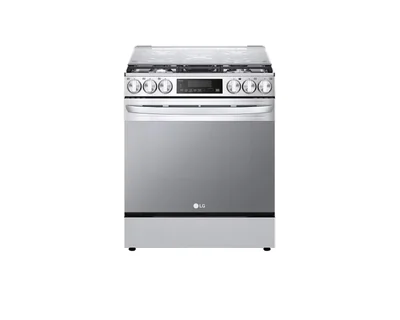 Estufa LG 5.8 pies Cúbicos a Gas con Air Fryer Gris