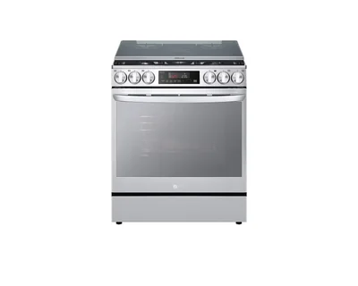 Estufa LG Instaview 5.8 pies a Gas con Air Fryer Gris