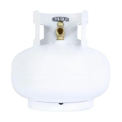 Cilindro Gas Lp Iusa 4kg Color Blanco Acero Alta Resistencia Portátil Anticorrosivo