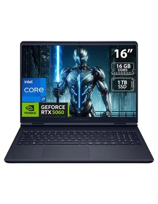 Laptop gamer Alienware DEAC1625001 16 pulgadas WQXGA Intel Core 7 240H NVIDIA GeForce RTX 5060 16 GB RAM 1 TB SSD