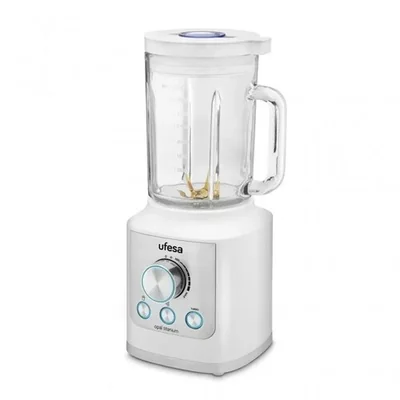 Licuadora Ufesa BS7020-OP-5287 Opal Titanium Jarra Vidrio 1,8L Blanca ENDY