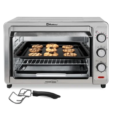 Horno Eléctrico de Tostado y Convección 9 L con Temporizador Modelo HKM-1500 S KOBLENZ