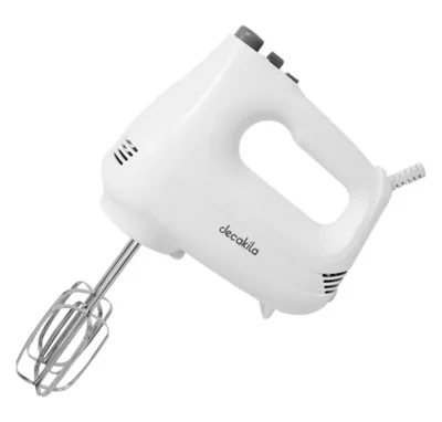 Batidora Manual Con Accesorios Color Blanco Decakila KUMX001W