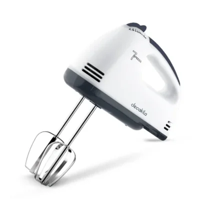 Batidora Manual Con Accesorios Color Blanco Decakila KUMX016W