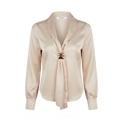 Blusa Satinada con Aplicaciones Philosophy Woman para Mujer Casual