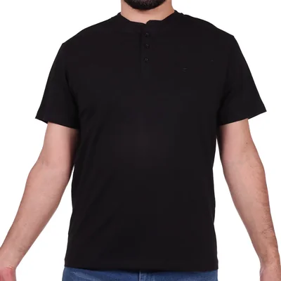Playera Henley Manga Corta Ted Lapidus para Hombre