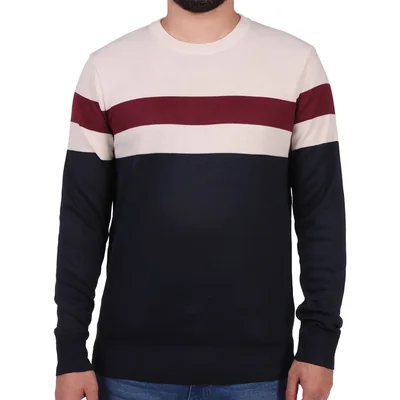 Suéter Bloques Color Cuello Redondo Ted Lapidus para Hombre
