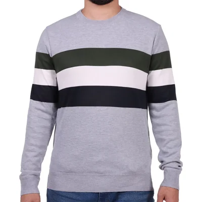 Suéter Rayas Cuello Redondo Casual Hombre Ted Lapidus para Hombre