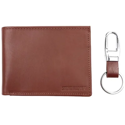 Billetera con Llavero Café Steve Madden para Hombre