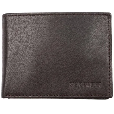 Billetera Slimfold Café Piel Steve Madden para Hombre