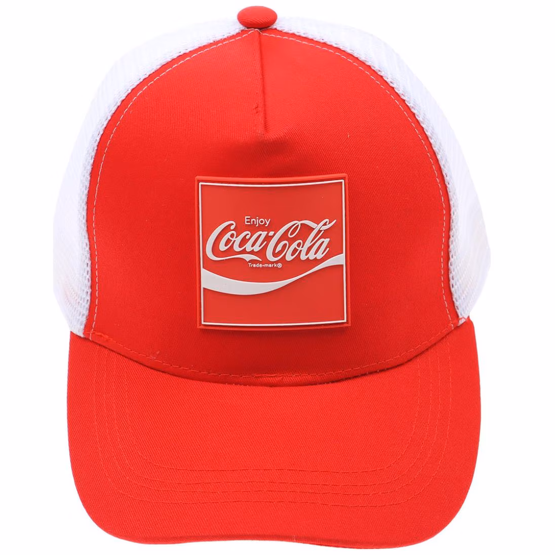 Gorra Trucker Roja Ajustable Coca Cola para Hombre