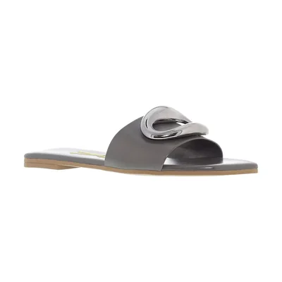 Sandalia Flat con Detalle Gris Vizzano para Mujer