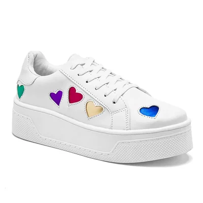 Been Class Tenis urbano para mujer blanco multicolor, código 121171-E