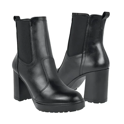 BOTINES GREEN LOVE MUJER 95233 SIMIPIEL NEGRO