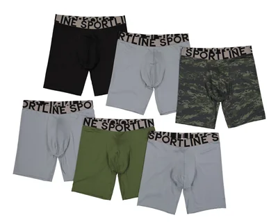 Bóxers Largos Sportline para Hombre 6 Piezas