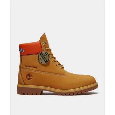 Botas Impermeables Cuello Naranja Timberland® x New Era Astros de 6 Pulgadas para Hombre, Amarillo