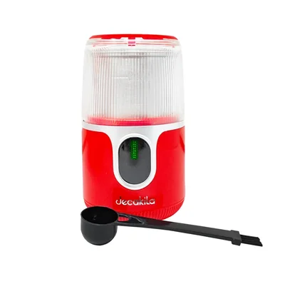 Molinillo de Café Inalámbrico Color Rojo con Diseño Compacto para Café Recién Molido Decakila KMCF022R
