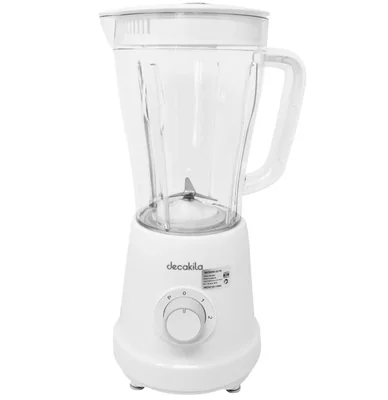 Licuadora de 2 Velocidades y Función de Pulso 500 W con Jarra Plástica de 1.5 L Decakila KUJB014W