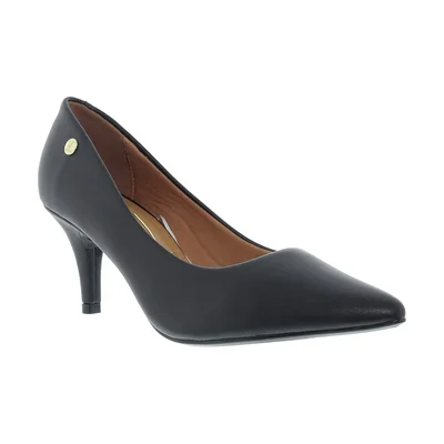 Zapatilla Puntal Tacón Bajo Negro Vizzano para Mujer