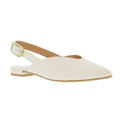 Balerina Puntal Destalonada Blanco Vizzano para Mujer