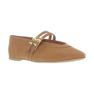 Balerina con Hebilla Café Vizzano para Mujer