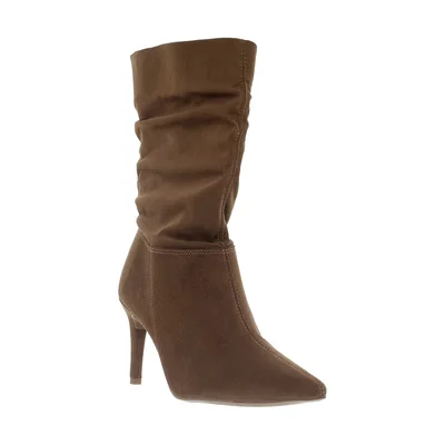 Bota Puntal con Tacón Café Vizzano para Mujer