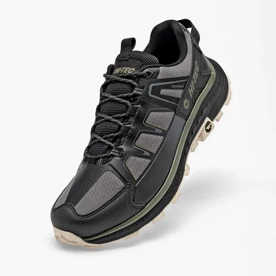 ZAPATO HIKING HOMBRE HI-TEC Ronan Rt Low Wp NEGRO GRIS