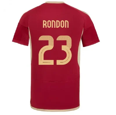 Jersey Salomon Rondon 23 Seleccion 2025 Vino Tinto