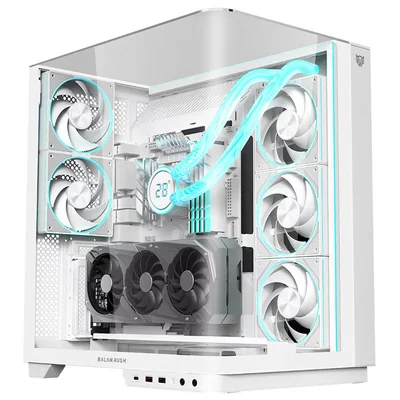Gabinete Gamer Balam Rush Tank Expert Curve 7800 Atx Cristal Templado Usb-c Argb Br-941563