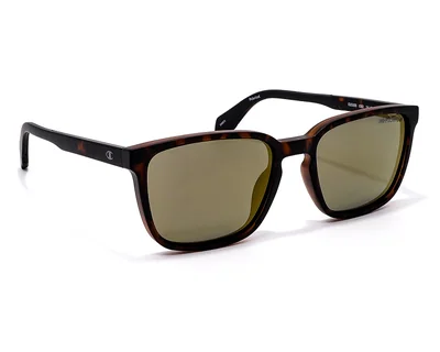 Lentes de Sol para Hombre Champion Cuadrados 05189 Cafés