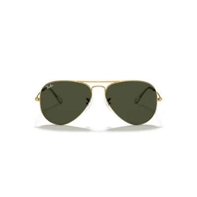 Lentes De Sol Aviator Dorado Ray-Ban