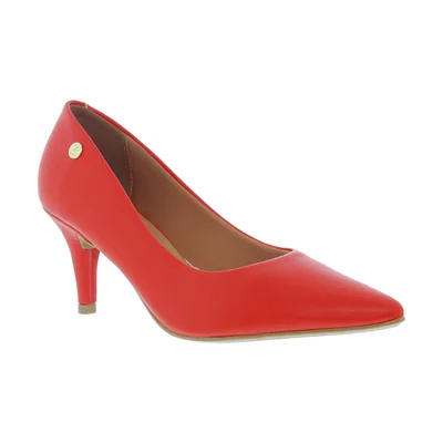 Zapatilla Puntal Tacón Bajo Rojo Vizzano para Mujer