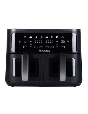 Freidora de aire con Compartimento doble Westinghouse 11 L WKAFID902