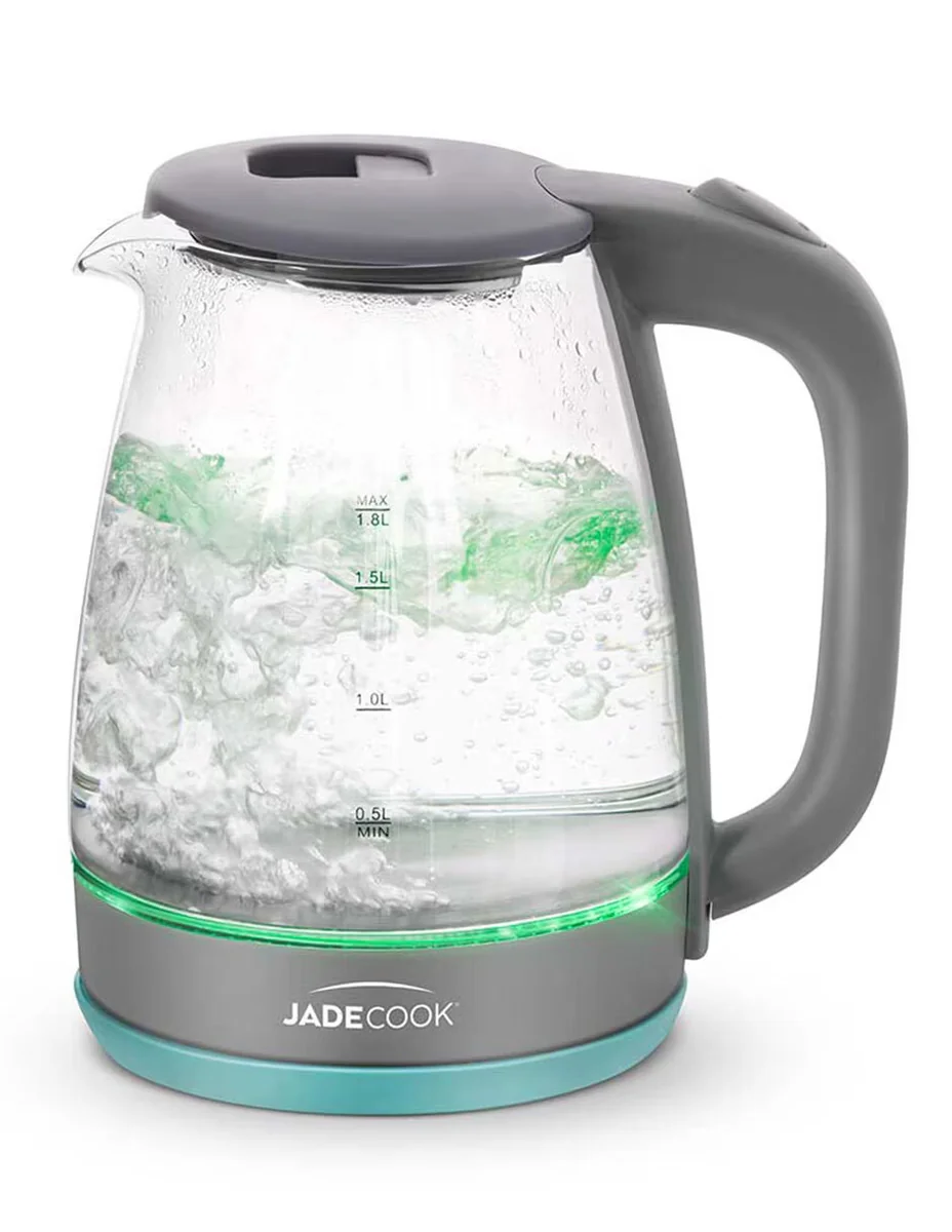 Tetera eléctrica Jade Cook de vidrio