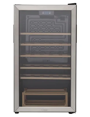 Cava de vinos Heuman Brand HUW40MS2F capacidad 33 botellas