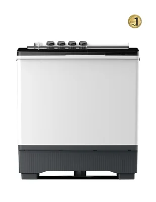 Lavadora doble tina Midea Twin Force 17 kg semiautomática carga superior MT100W170W-MX
