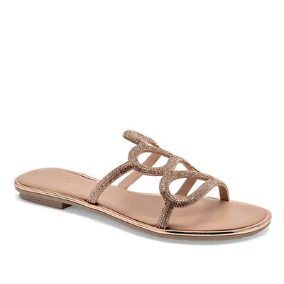Diva Sandalia para mujer dorado rosa Cod.132032