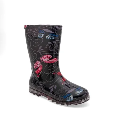 Pinet Botas de lluvia para mujer negro multicolor,  código 120928-E