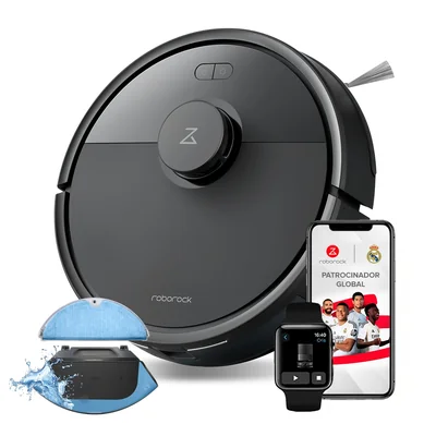 Roborock Q7 L5 Robot Aspiradora Y Trapeador 8000 Pa Doble Antienredos Lidar Depósito Grande 210 M²