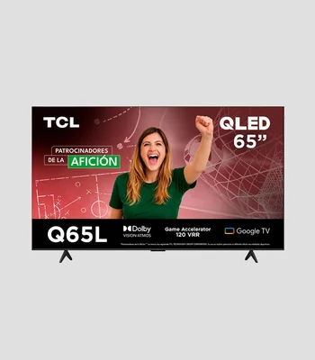 Pantalla 65 Pulgadas Plana QLED 4K Google TV 65Q65L