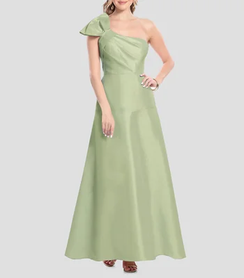 Vestido largo liso Mujer