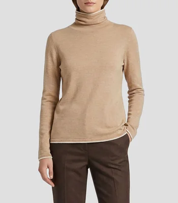 Suéter cuello alto Mujer